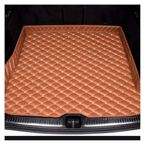 Tapis de coffre imperméable et anti-rayures en similicuir brun Fit Jazz