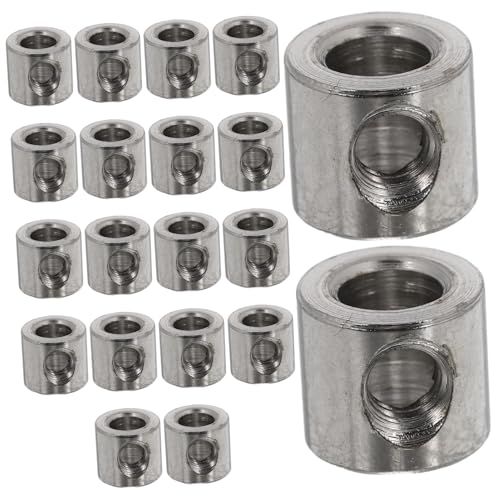 Ciieeo 20pcs Heavy Duty Wire Rope Self-Locking Buckles Wire Cable Clips Cable Lock Clips Rope Clamps Fasteners Clamp