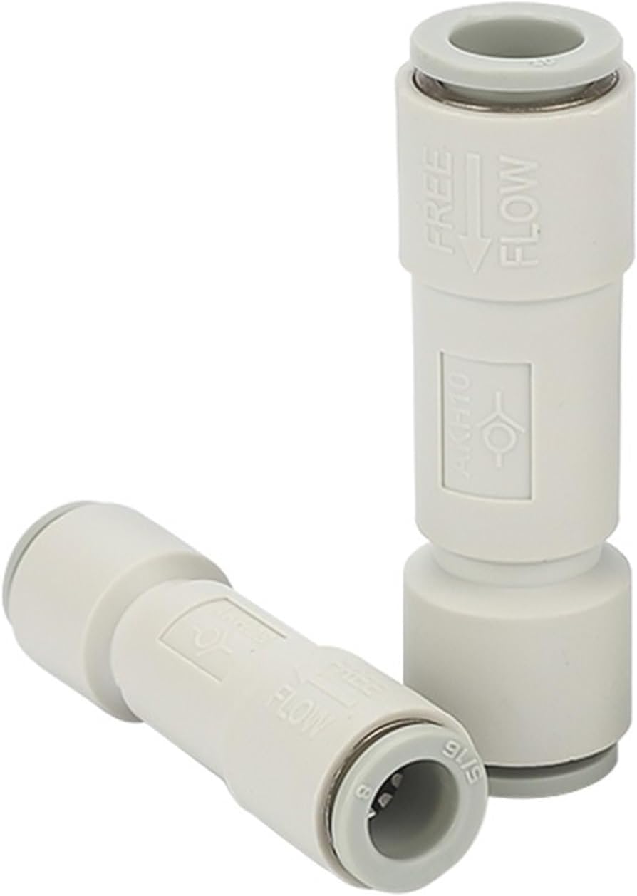 Vacuum Gas Hose Check Valve Connector AKH-04/06/08/10/12mm One-Way Valve 1Pcs(AKH-06)