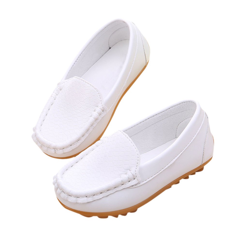 Chic-Chic Scarpe da Barca Mocassino Bambino Tempo Libero Comfort Scarpe Ragazza Ragazzo Piatte in Pelle Oxford Moda Principessa