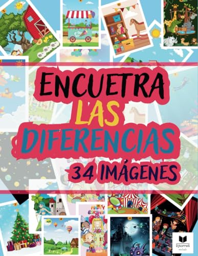 Encuentra las diferencias: Libro en color para buscar y encontrar diferencias entre dos imágenes. Perfecto para niños de a partir de 6 años y jugar en familia. (Spanish Edition) -  Independently published