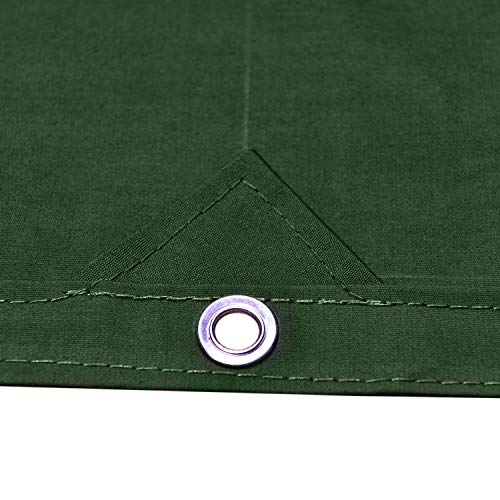 image for F&J Outdoors Canvas Tarps Truck Tarp Water Resistant UV Resistant 10 O