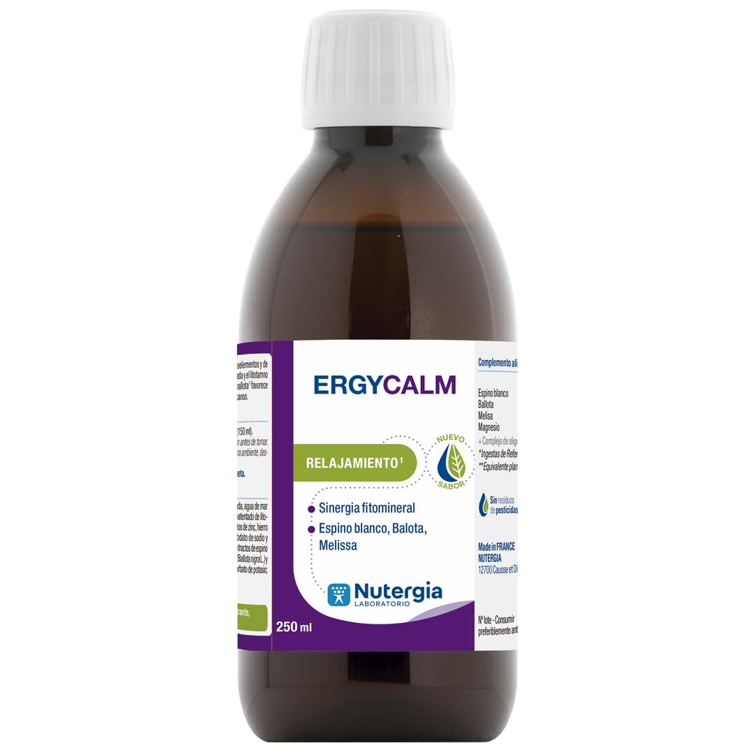 Pack 2x Ergycalm 250 ml | 2 Botellas de 250 ml (Total 500 ml) | Complemento Alimenticio Líquido | Formato Ahorro