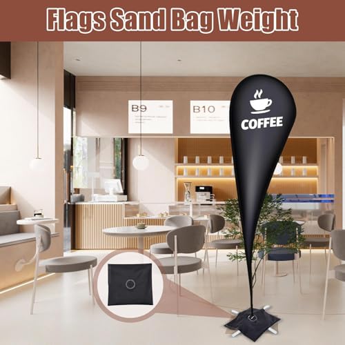 Sac de sable mât de drapeau accessoire parasol pelouse - 3