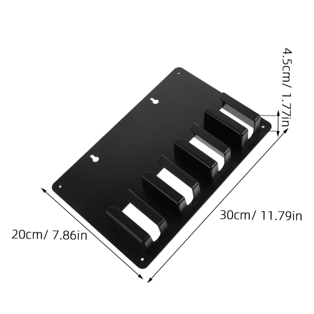 3 Piezas Soporte de Pared para Cortapelos Eléctricos Organizador Estable y Compatible con Varios Modelos Diseño Negro para Salones y Barberías Accesorios Profesionales para