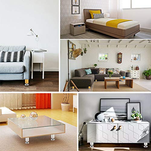 4x Gambe per Mobili in Metallo,Piedini per