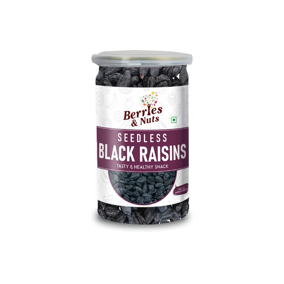 Berries And Nuts Dried Black Afghani Seedless Raisins | Kali Kishmish Seedless, Kali Drakh, Raisin seedless | 200 Grams | 1 Bottle of 200 Grams (B09QGLCX6G) Amazon Price History, Amazon Price Tracker