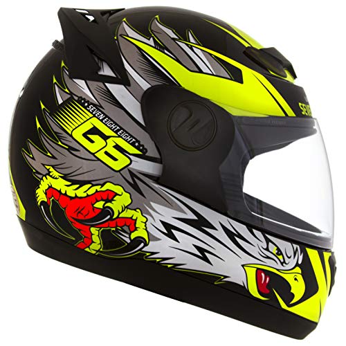 Pro Tork Capacete Evolution G6 Eagle 58 Preto/Amarelo Neon