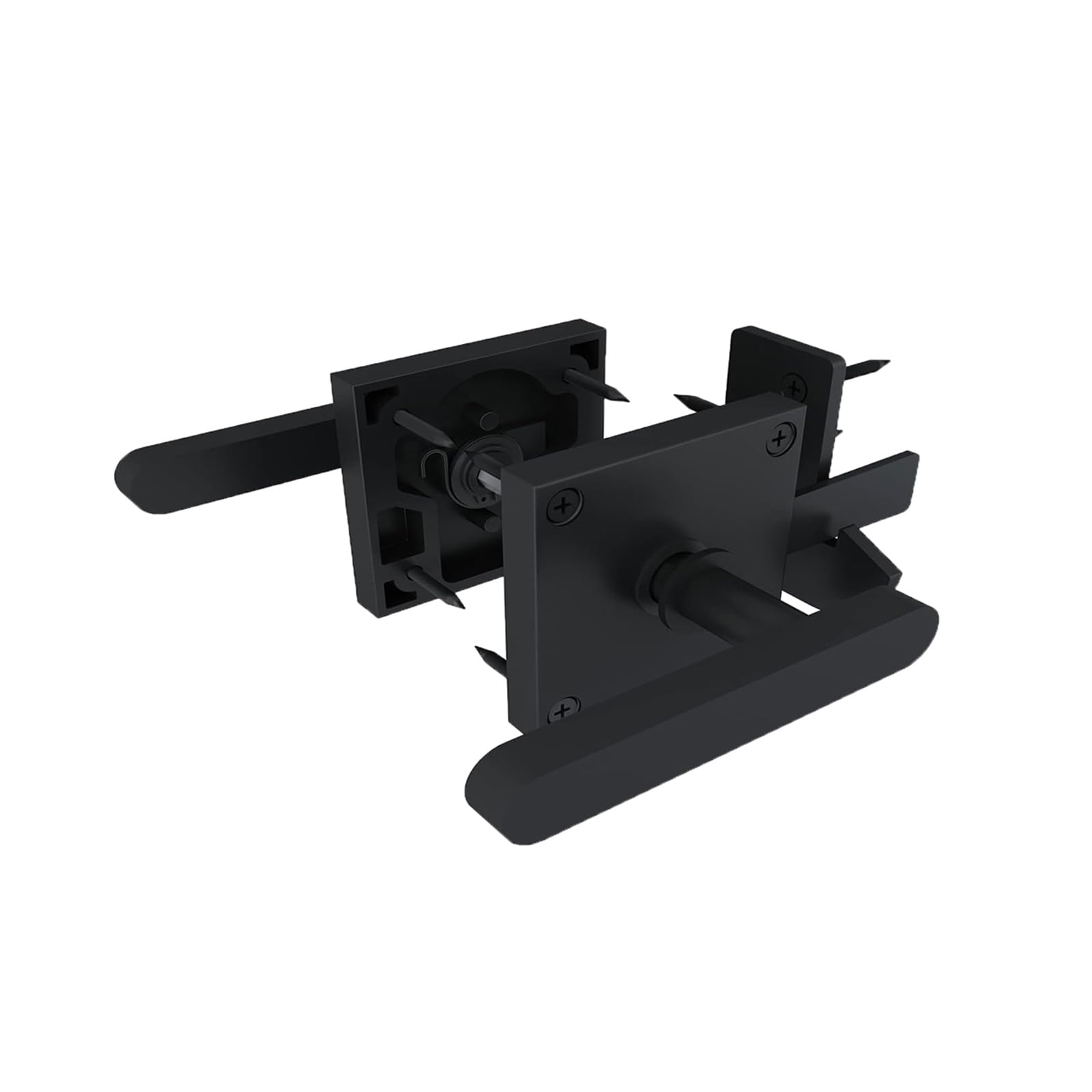 Duty Swinging Door Aluminum Double Side Gate Latches for Outdoor Wood Fence, Tool Shed Enduring Backyard