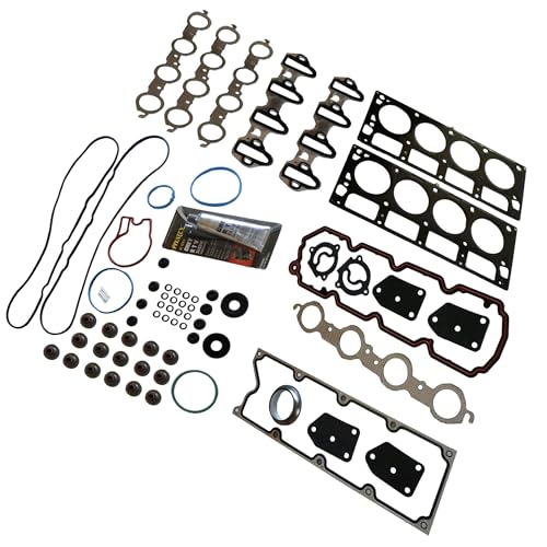 Image of PartsFlow Engines Cylinder Head Gasket Set for Chevy Suburban 1500 Tahoe for GMC Yukon /Yukon XL 1500 Avalanche Sierra for HUMMER H3 2005-2014 4.8L 5.3L LS