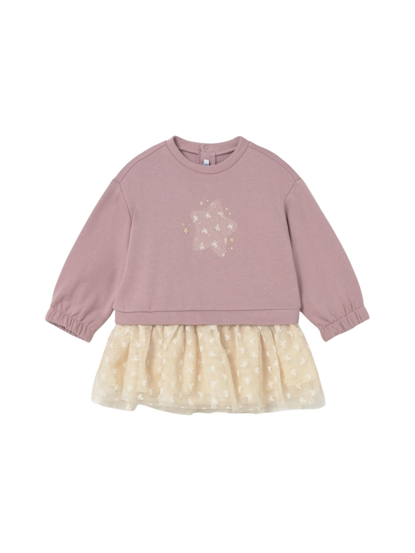 Mayoral Vestito Coordinato Tulle per Bimba Quarzo 18 Mesi (86cm)