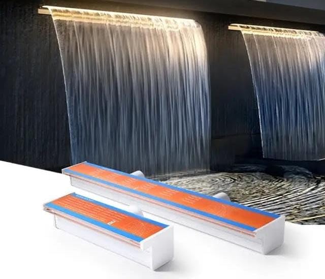 HUMA Fountains and Pools Acrylic Water Blade Nozzle, Water Cascade