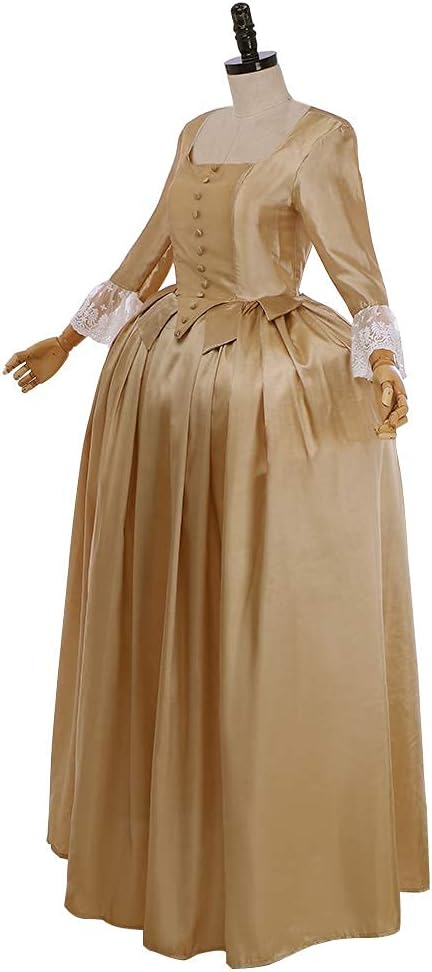Women's Musical Hamilton Elizabeth Schuyler Angelica Peggy Cosplay Costume Dress Gown