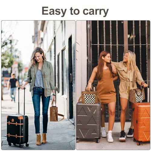 Bolso cruzado con diseño a cuadros para mujer miniatura 7
