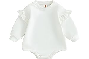 Adorable Baby White Sweatshirt: Comfort and Style for Little Ones