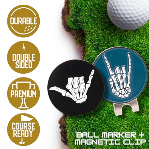 Image of BRIMZ Golf Performance Hat - Tee Holder & Magnetic Ball Marker - Breathable, Sweat & Water Resistant Golfing Snapback Hat