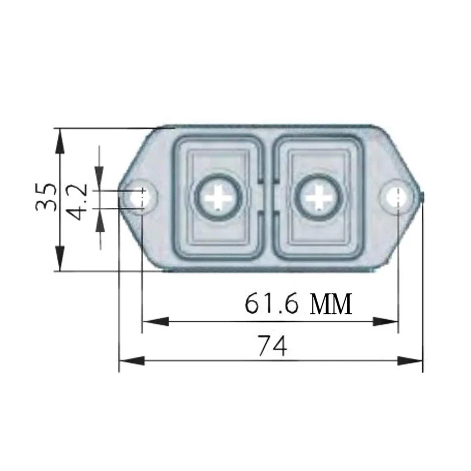 Emergency Stop Switch KJD17B/220V 16(12) A 4pin 5Pin IP55 Waterproof Pushbutton Switches Electromagnetic Push Button Switch(4pin) Controls Switches