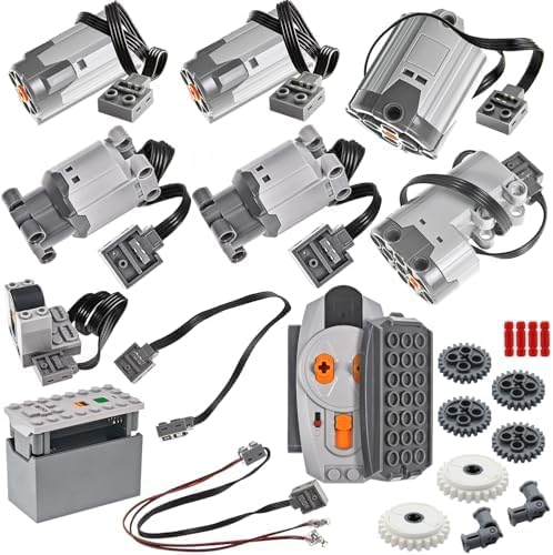 23pcs Power-Function-Motor-Set Compatible with Technic-Parts. Including M-L-XL-Motor for MOC EV3.
