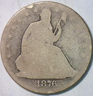 1876 P Seated Liberty Half Dollar AG - coolthings.us