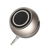 Portable Speaker Wireless Small Speaker with 3.5mm AUX Audio Port Audio Speakers with Built-in Mic, USB Charging Port For iPhone iPad And Android Cellphone Gold by LC-dolida