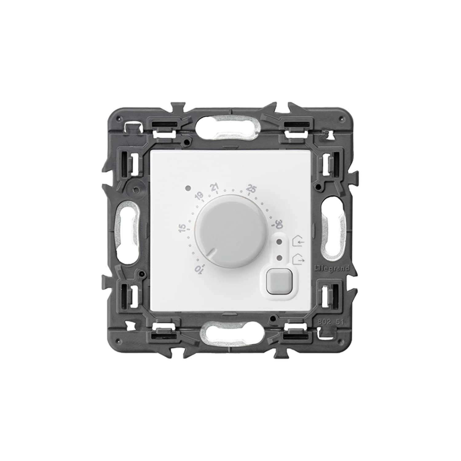 Thermostat Legrand 741261 blanc pour chauffer le salon en hiver
