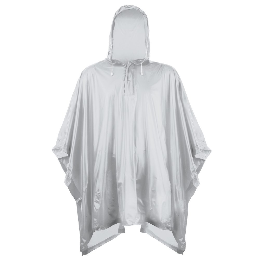 Splashmacs Plastic poncho Silver