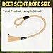 MJZ 4 Pcs Deer Scent Rope, 31 Inch Cotton Mock Scrape Rope for Deer, Highly Absorbent Long-Lasting Deer Rope for Hunting Accessories Essentials