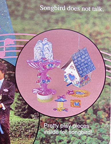 Muñeca Barbie Songbird Mattel 1995 con Pájaro Cantante miniatura 4