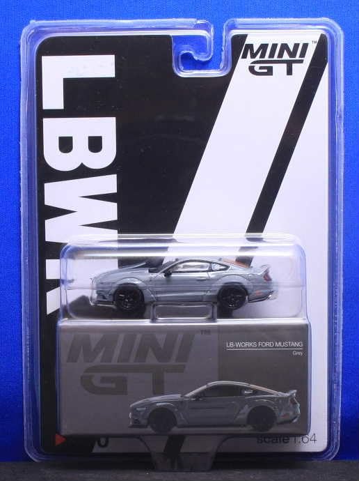 MINI GT LB-WORKS FORD MUSTANG グレー 470 Amazon.co.jp: MINI GT 1/64 1/64 LBWORKS Ford Mustang GT Gray (Left