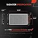 A-Premium Engine Coolant Radiator Assembly with Transmission Oil Cooler Compatible with Toyota Corolla, Matrix & Pontiac Vibe 2003 2004 2005 2006 2007 2008, L4 1.8L, Replace# 164000D230
