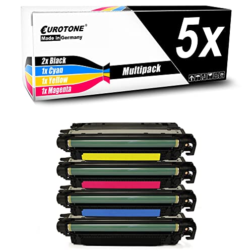 Toner HP Color Laserjet Enterprise CP5525 Eurotone remplace CE270A CE273A
