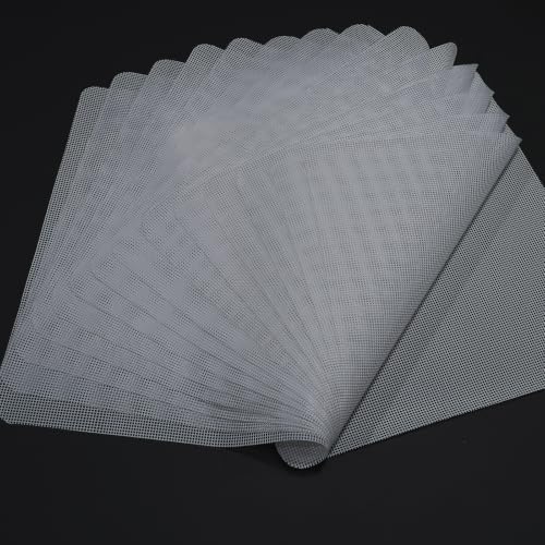 Image of BPA-Free Silicone Dehydrator Sheet for Magic Mill MFD-8080, 9 inchx10 inch 16-pack | Non-stick Mesh Dehydrator Tray Liners Help stop small foods from falling through and make stainless trays easier to clean.