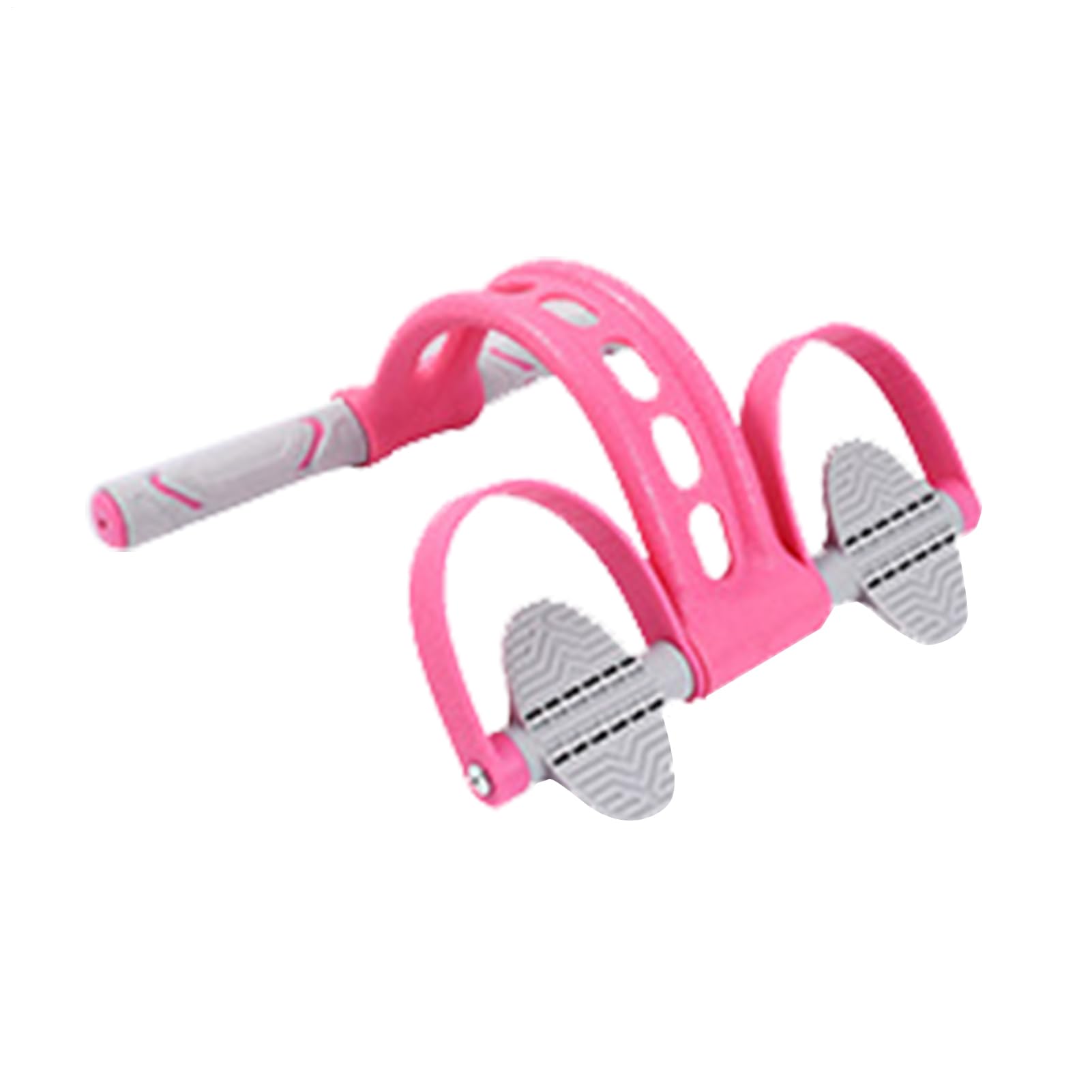 Banda di resistenza multifunzione per pedale, 42 x 30 cm, in lattice e ABS, elastica con manici, strumento di allenamento portatile per fitness, yoga, pilates, casa