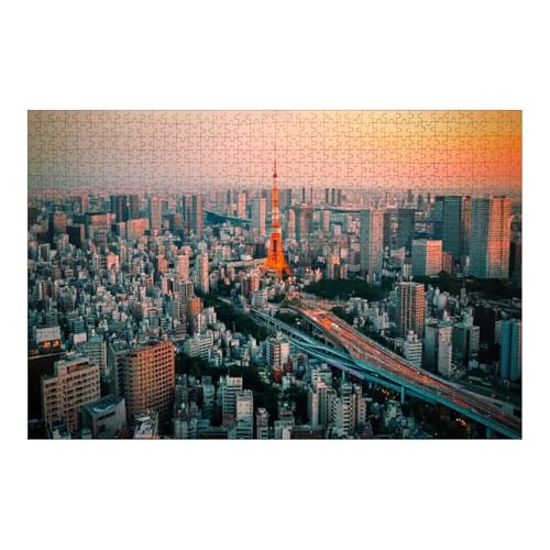 Wooden Puzzles Panoramic Tourist Attractions City Park...