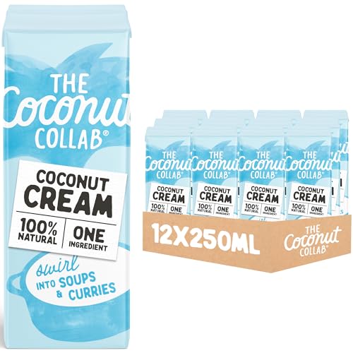 The Coconut Collab 100% Natural Single Ingredient Coconut Cream 12 x 250ml