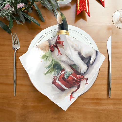Servilletas de Tela Christmas Multicolor 20x20 pulgadas Pack 6 miniatura 3