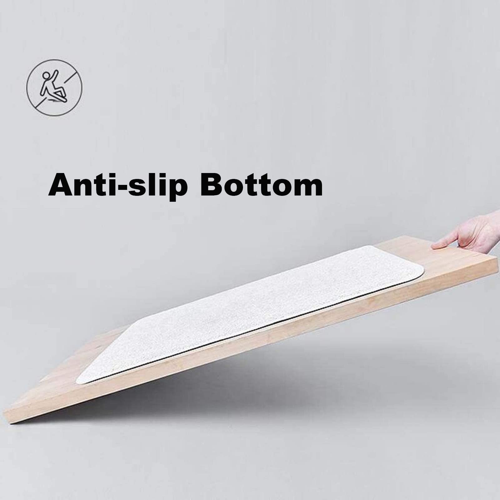 Zerbino di benvenuto antiscivolo, resistente all'usura, alla moda, rettangolare, design a semicerchio, per patio, ingresso, durevole ed elegante, per interni ed esterni
