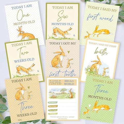 Guess How Much I Love You Milestone Cards Cover