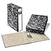 Archivador A-Z + Caja PRAXTON Negro Jaspeado, Folio Ancho 75 mm. (Pack x10)