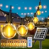IP65 Panneau Solaire et IP44 d'ampoules: Cette guirlande résiste aux conditions extrêmes (-20°C à 50°C), à la pluie, neige, vent et humidité. Ses ampoules en plastique résistant aux chocs assurent une utilisation parfaitement sûre en toute saison.