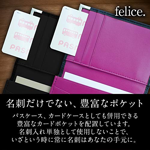 最安値 Felice フェリス 名刺入れ メンズ 本革 ブランド 牛革 高級感 ビジネスカードケース大容量 黒 の価格比較