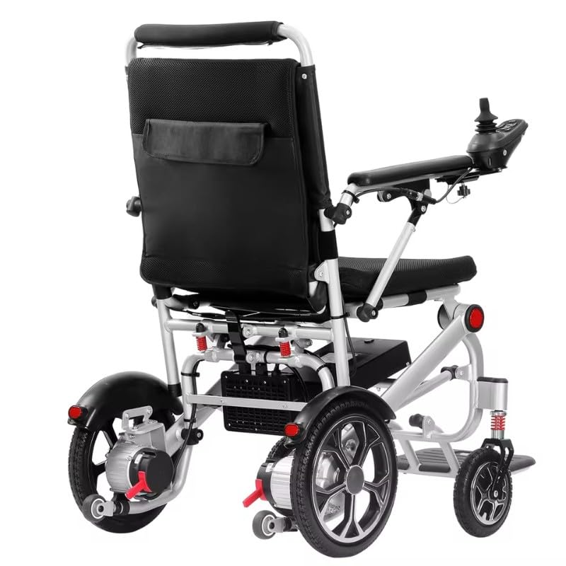 PLUS SANTE LiteAir – Fauteuil Roulant Électrique Ultra Léger, 2×200W, Autonomie 20 km, Batterie Lithium, Compact & Pliable, Usage Intérieur/Extérieur