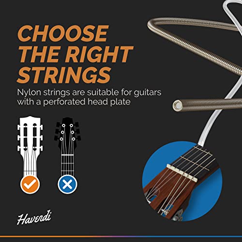 HAVENDI® Premium Cordes en nylon pour guitare classique – qualité sonore brillante en nylon durable et argent pour… - Les Beatles, Paul McCartney, John Lennon, RIngo Starr, George Harrison HAVENDI® Premium Cordes en nylon pour guitare classique - qualité sonore brillante en nylon durable et argent pour… – Image 4