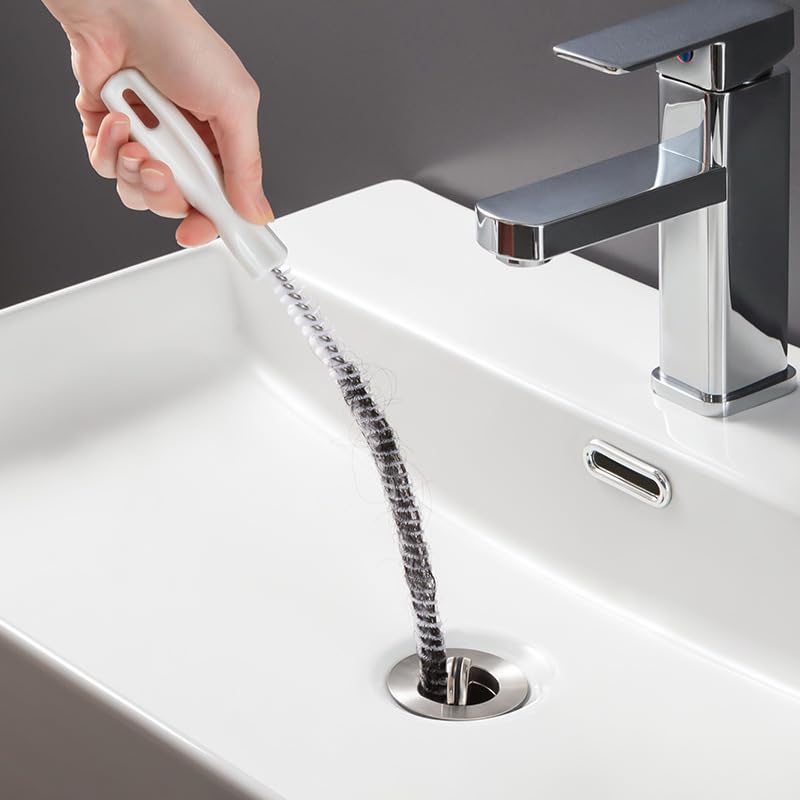 Destapacaños flexible para fregadero y baño, con núcleo metálico y diseño plegable, 2 piezas de 25,6 pulgadas miniatura 6