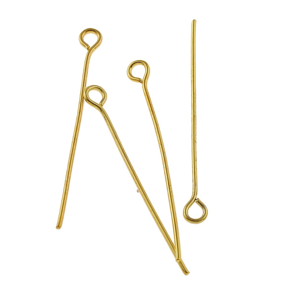 Perlin Zilveren Rivetspeldjes 30 mm x 0,7 mm Verzilverde Kopspeldjes 3 cm Parelspelden Zilver Verpakking van 500 Prisma Speldjes M313