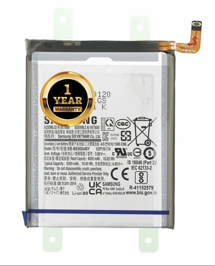 Image of Original EB-BS908ABY Battery Compatible with Samsung S22 Ultra 5G SM-S908B SM-S908B /DS [5000mAh]