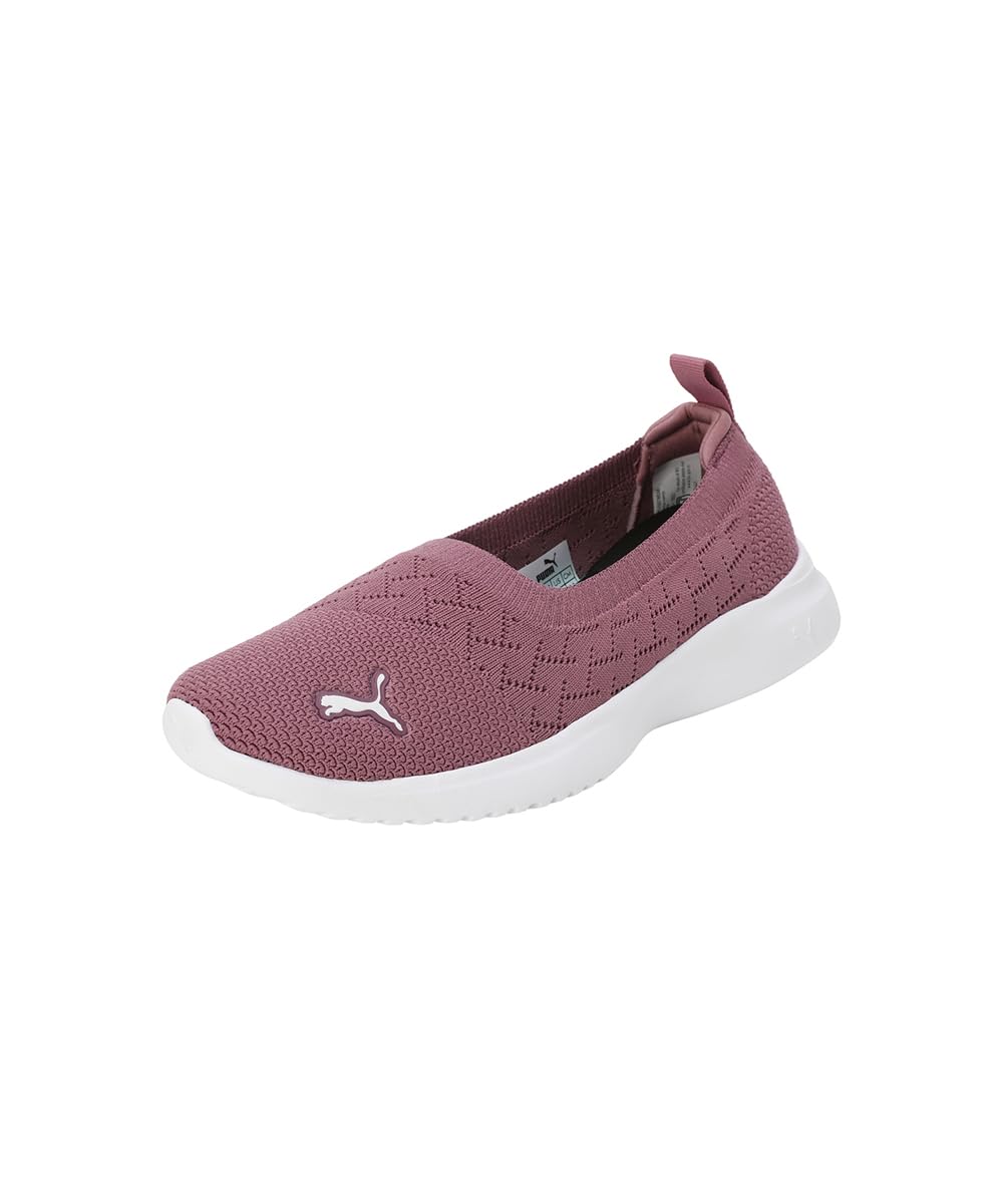 Puma Womens Adelina Knit Grape Mist-White Ballerinas - 5 UK (46007102) (B0D2DB3S75) Amazon Price History, Amazon Price Tracker