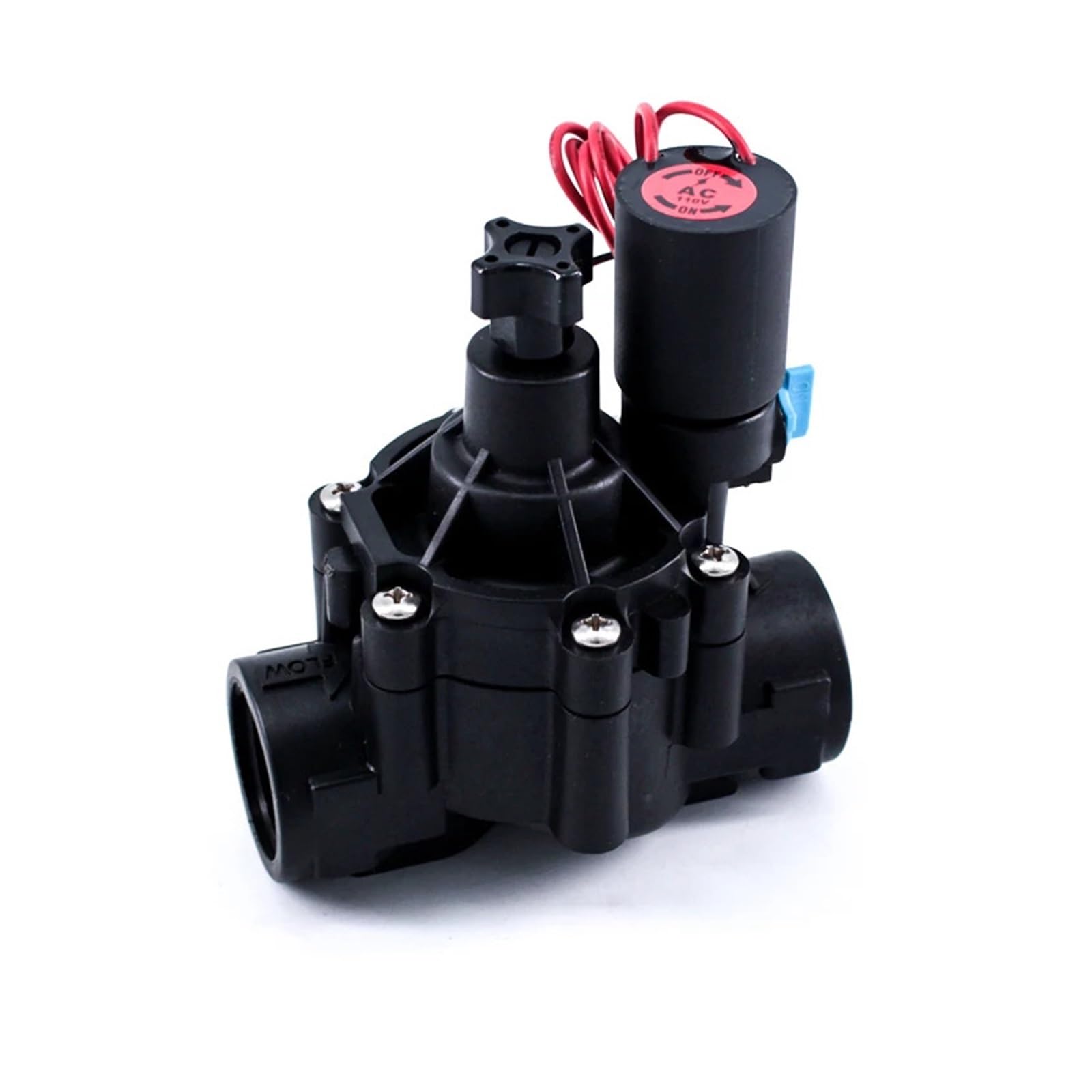 Huuoqiwy 24Vdc 1Pcs 1/2" 3/4" 1" Normally Closed Solenoid Valve With 220V 12V 24V(24Vdc)