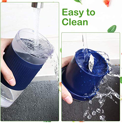10 Best Portable Blender Single Serve Personal Size Blender Usb Rechargeable Juicer Cup Fruit Mixing Machine Baby Travel 380ml Fda Bpa Free Green 08 Sep Juicer Machine List