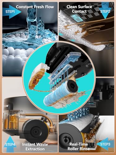 Image of Lefant Robot Vacuum and Mop, 20000Pa Strong Suction, Self-Cleaning Roller Mop with Auto Drying, LiDAR Navigation & Obstacle Avoidance, Tangle-Free Pet Hair, Slim, 800ml Dustbin, 5G WiFi, M210 Pro OMNI